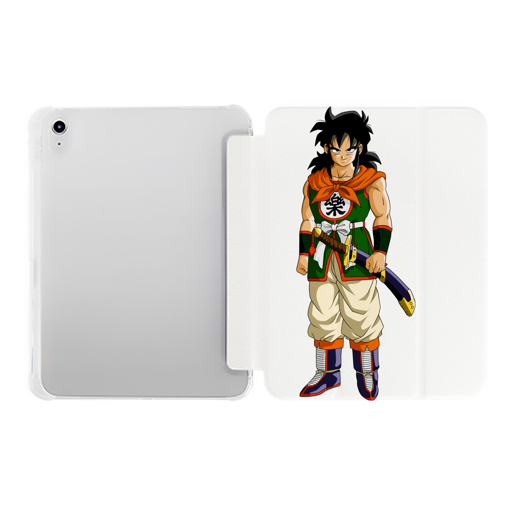 （画像用） ドラゴンボール ヤムチャ DRAGON BALL Yamcha IPad ケース ペン収納付き 三つ折りスタンド PUレザー×シリコン 対応機種9.5/10.5/10.9インチ